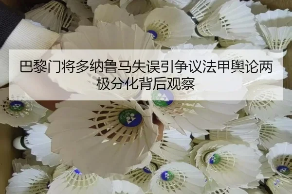 巴黎门将多纳鲁马失误引争议法甲舆论两极分化背后观察
